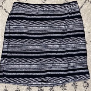 J. Crew black and white skirt